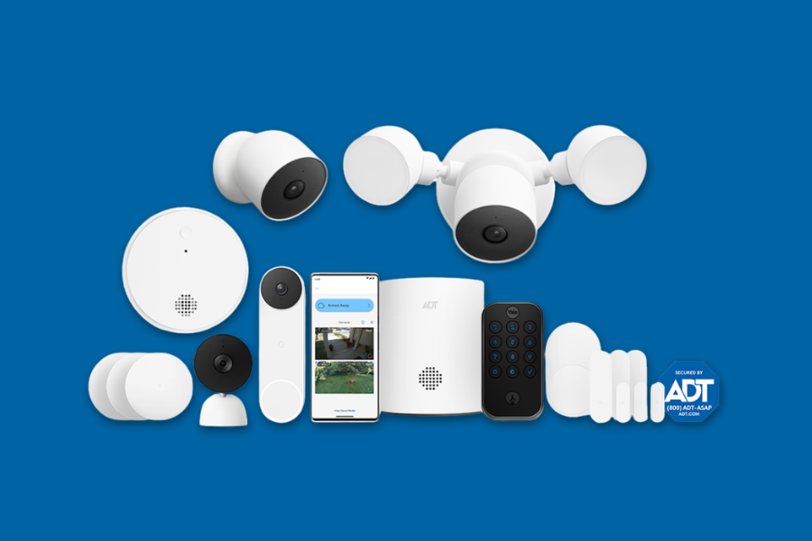 products of home security alarms from ADT